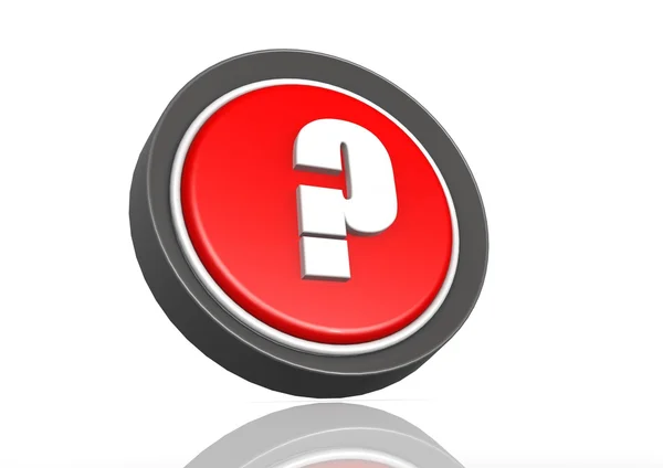 Question round icon — Stock Photo, Image