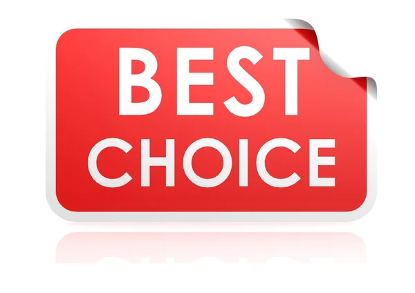 Best choice sticker — Stock Photo, Image