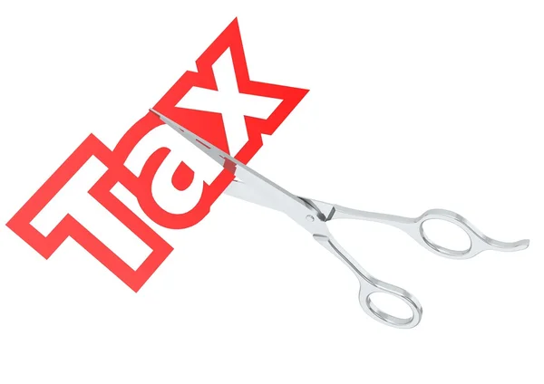 Cut tax — Stock Photo, Image