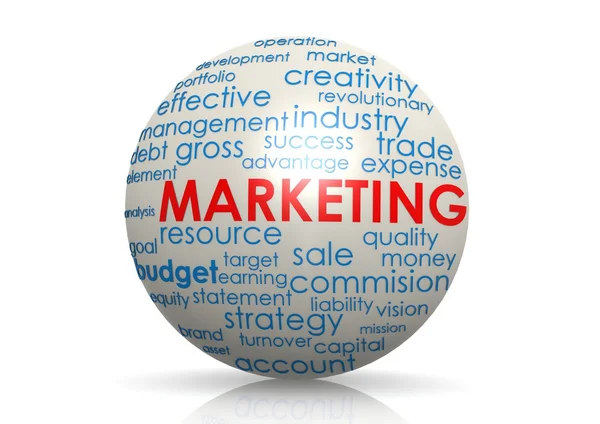 Marketing sphere — Stock Photo, Image