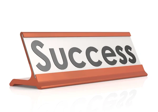 Success table tag — Stock Photo, Image