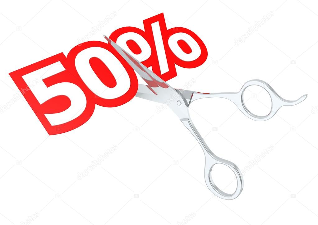 Cut 50 percent
