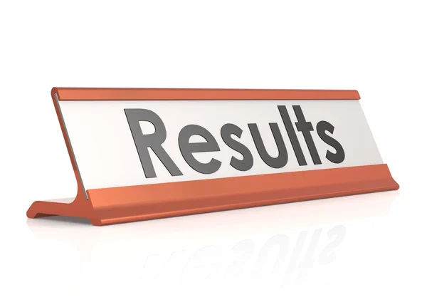 Results table tag — Stock Photo, Image