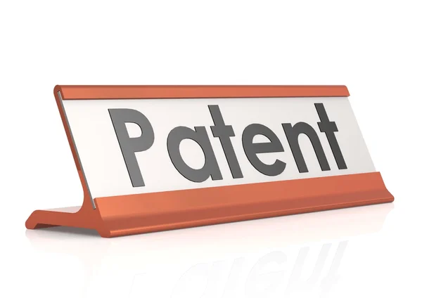Patent table-tagg — Stockfoto