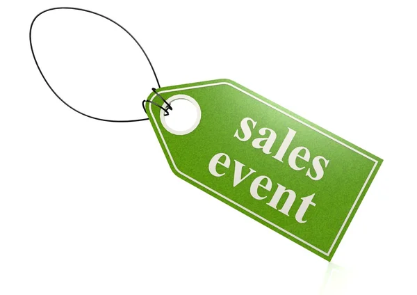 Sales event tag — Stock Photo, Image