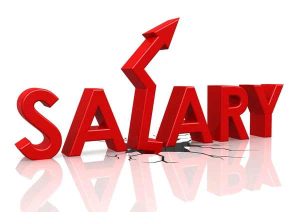 Salary up — Stock Photo, Image