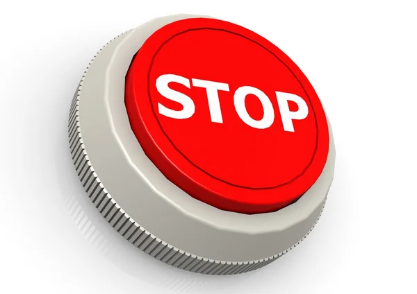 STOP-knappen — Stockfoto