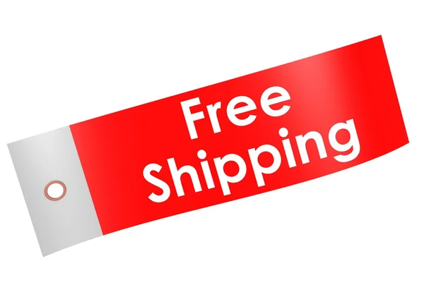 Free shipping label — Stock Photo, Image