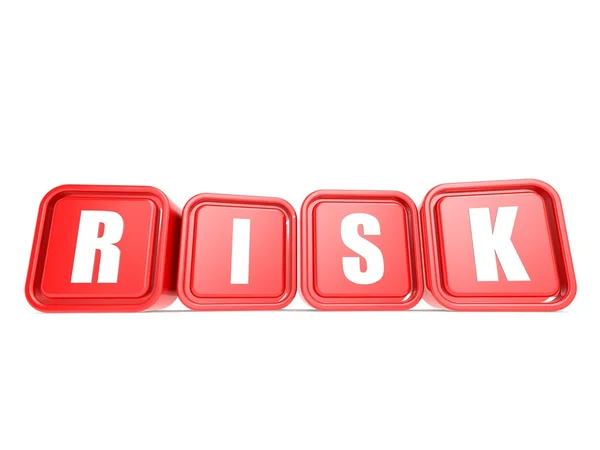 Risk cube — Stock Photo, Image