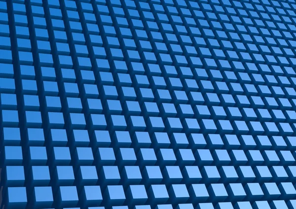 Modrý čtverec — Stock fotografie