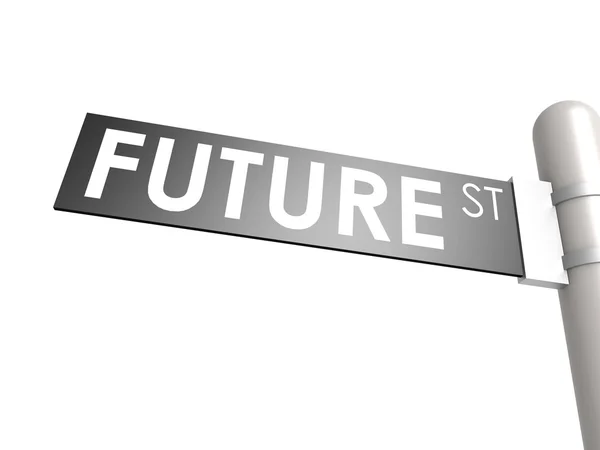 Future street sign — Stock Photo, Image