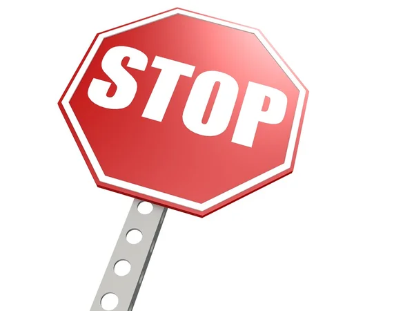 Stop verkeersbord — Stockfoto