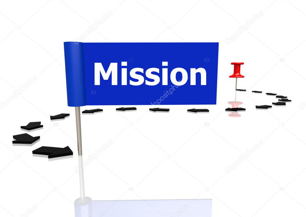Push pin to mission