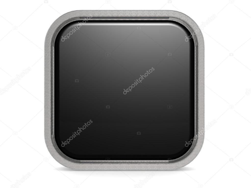 Black square button