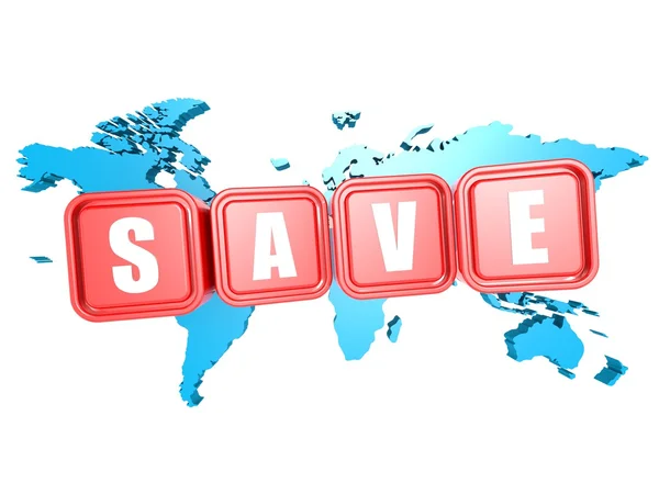 Save world — Stock Photo, Image