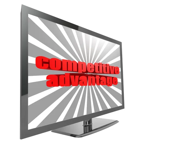 TV with competitive advantage — Stock Photo, Image