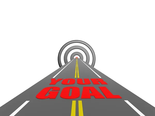 Road your goal — Stock Photo, Image