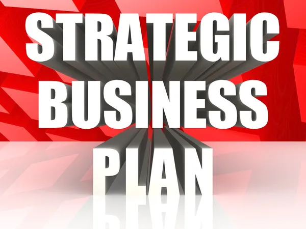 Plan estratégico de negocios — Foto de Stock