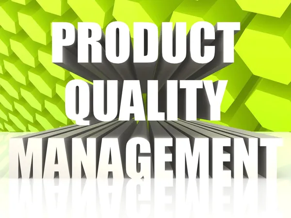 Product quality management — Stock Photo, Image