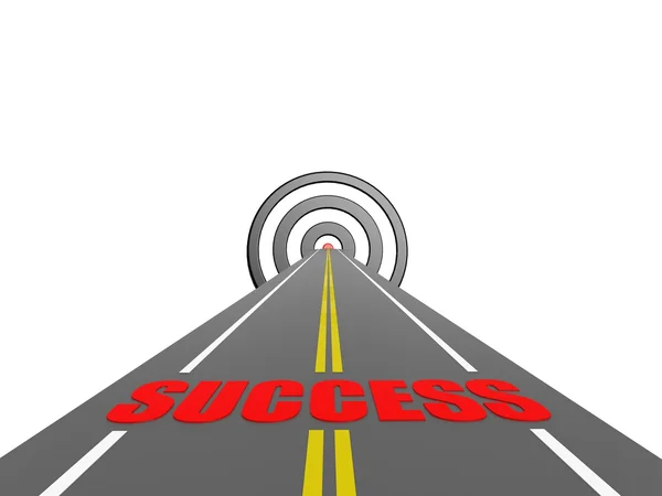 De weg naar succes — Stockfoto