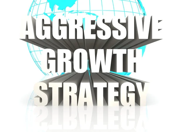 Aggressive Wachstumsstrategie — Stockfoto