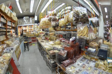 Singapur 'daki geleneksel Çin Eczanesi
