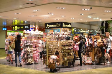 Singapur changi Havaalanı dükkanda
