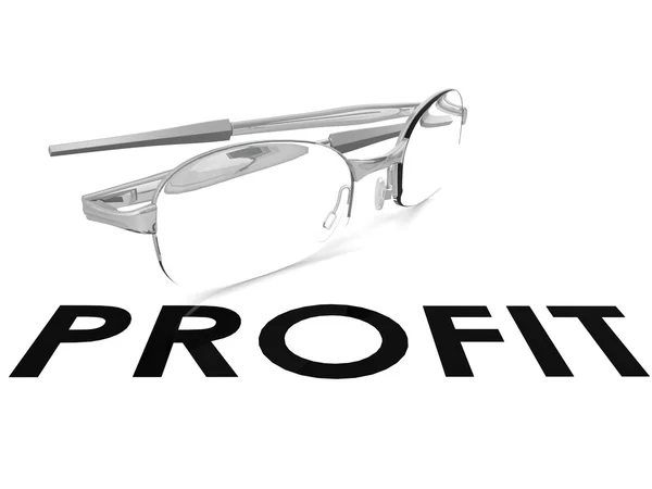 Profit spectacle — Stock Photo, Image