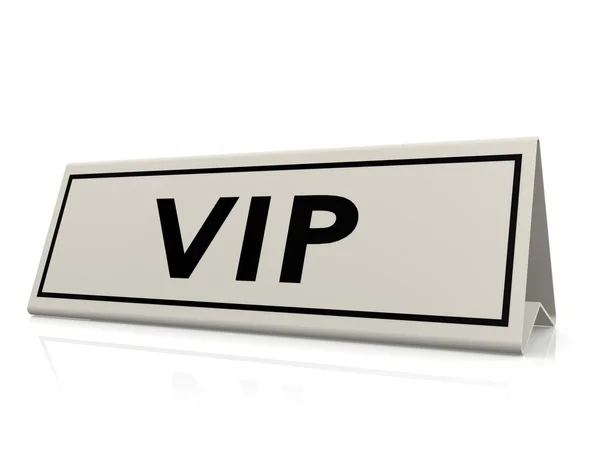 Signo de mesa VIP —  Fotos de Stock