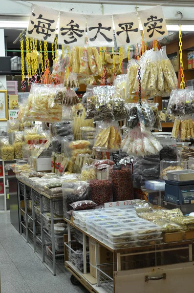 Hagyományos élelmiszerbolt Szingapúrban — Stock Fotó