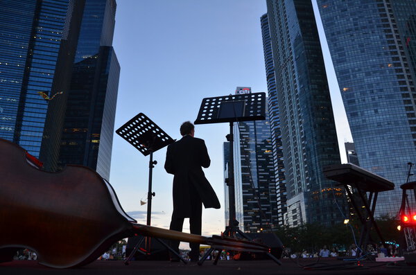 Live performance in kite festival, Singapore