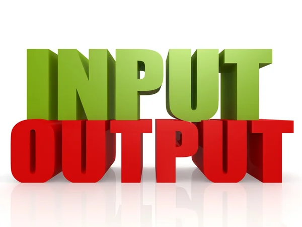 Input output — Stock Photo, Image