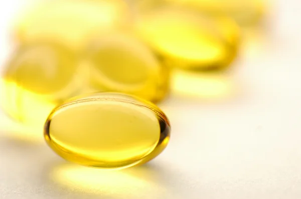 Cod Liver Oil Pills — Stock Photo, Image