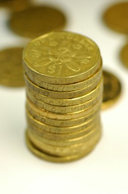 Singapur 1 dolarlık madeni para