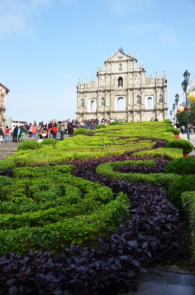 Kalıntıları st pauls, macau — Stok fotoğraf