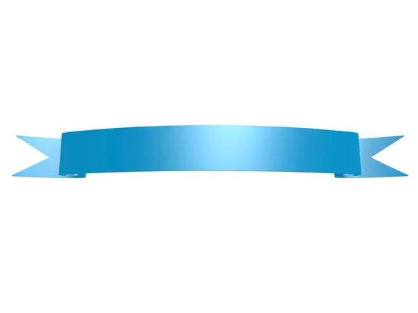 Blue ribbon — Stock Photo, Image
