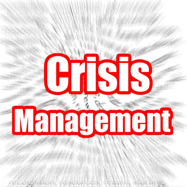 Crisis Management — Stock Photo, Image