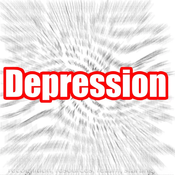Depression — Stockfoto