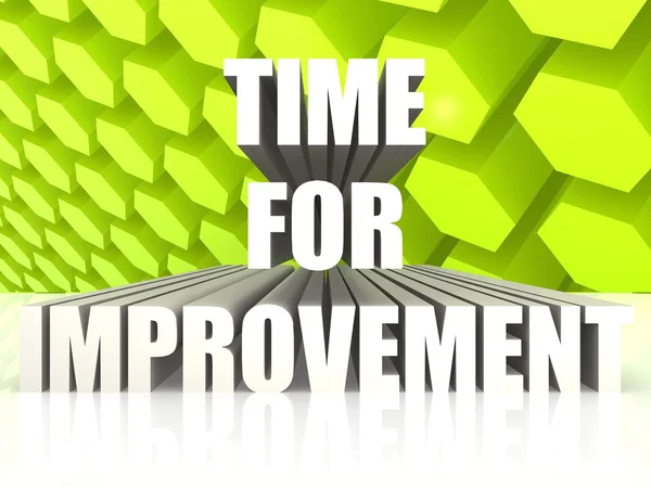 Time for improvement — Stock Photo, Image