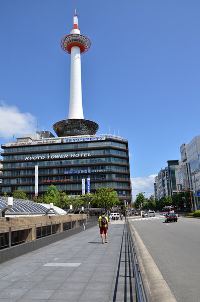 Kyoto Tower is an observation tower located in Kyoto, Japan.