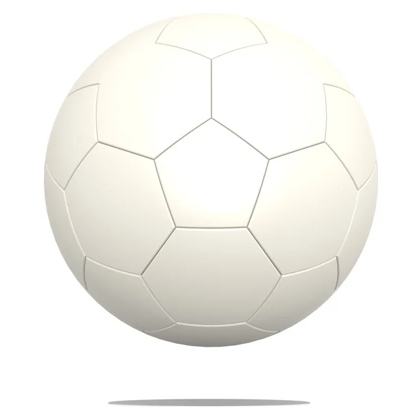 Beyaz futbol — Stok fotoğraf