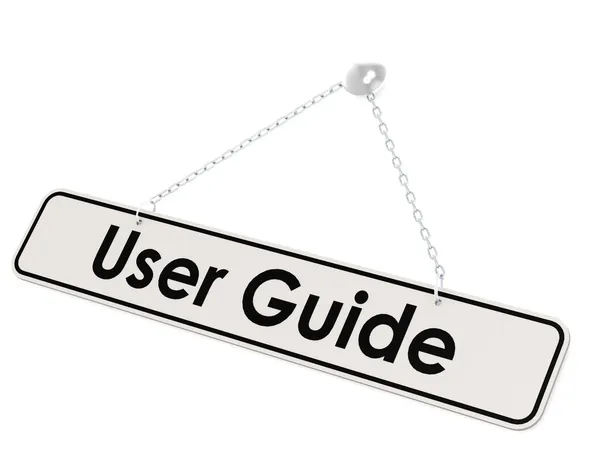 User guide banner — Stockfoto