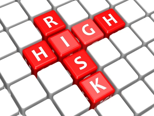 High risk — Stock Photo, Image