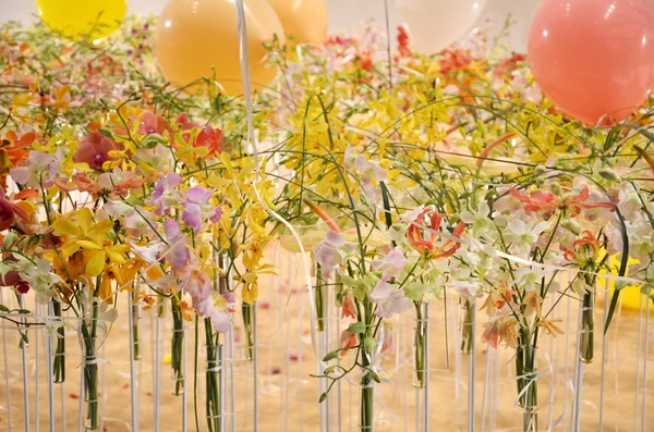 Çiçek dekorasyon Singapur Bahçe Festivali — Stok fotoğraf