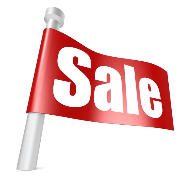 Red flag sale — Stock Photo, Image