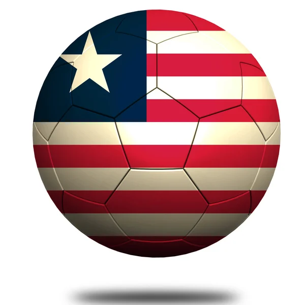 Liberia soccer — Stock Photo, Image