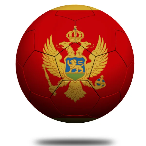 Czarnogóra piłka nożna — Zdjęcie stockowe