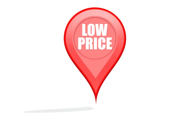 Low price pointer — Stock Photo, Image