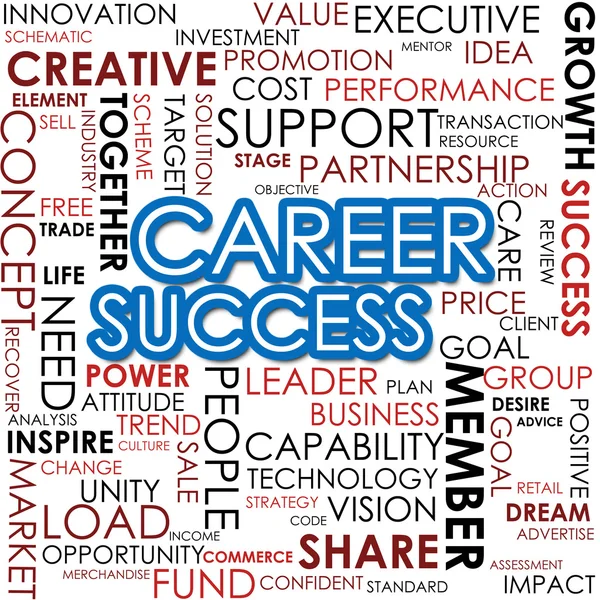 Career success word cloud — Stock Photo, Image