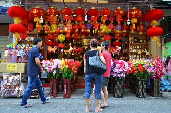 Chinatown district in Singapore — Stock Photo, Image